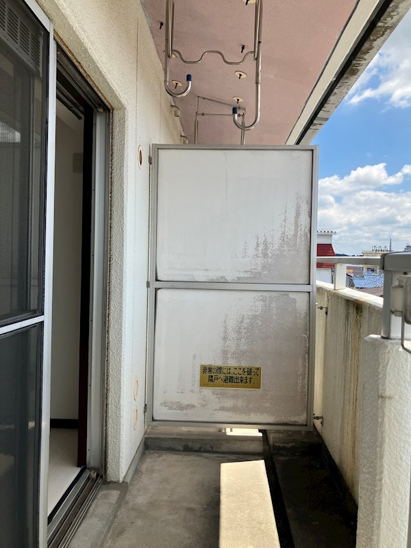 桜通りハイツ ベランダ