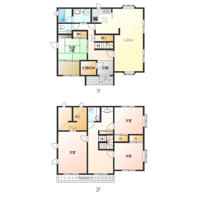 松原3丁目貸家 間取り