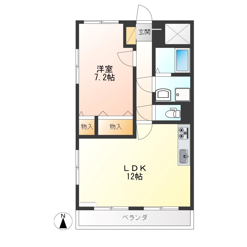 キング・ペレ 301号室 間取り
