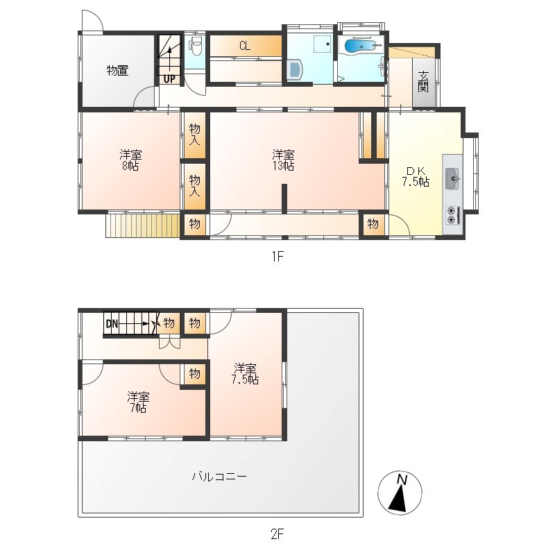 幕田町戸建 間取り