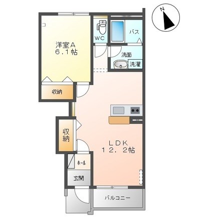 リバレインヒルズⅡ 103号室 間取り