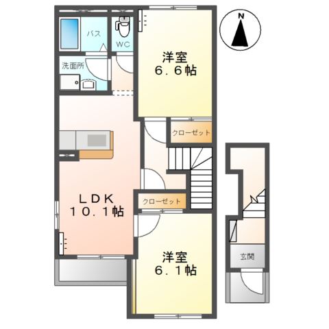 ルナ・ビレッジ 間取り