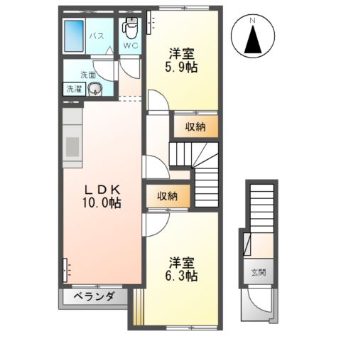 ソレイユ 間取り