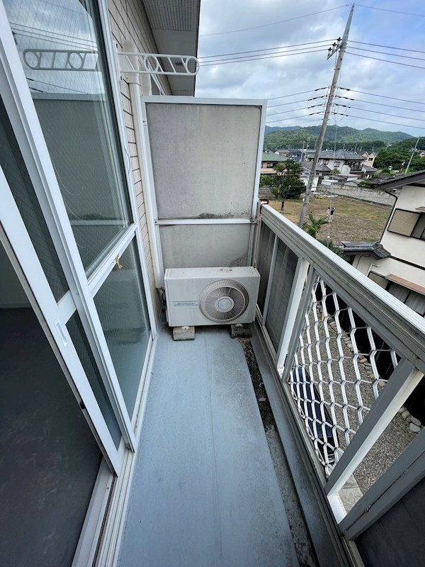 足利第2レジデンス ベランダ