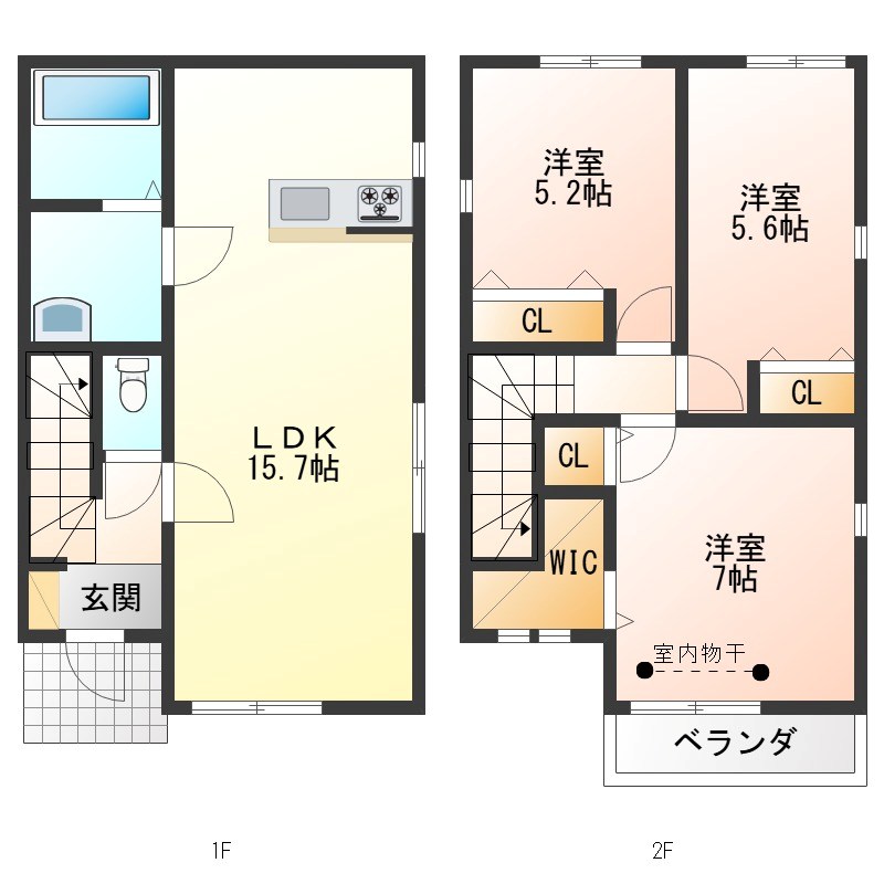 雷電山Ⅱ 間取り