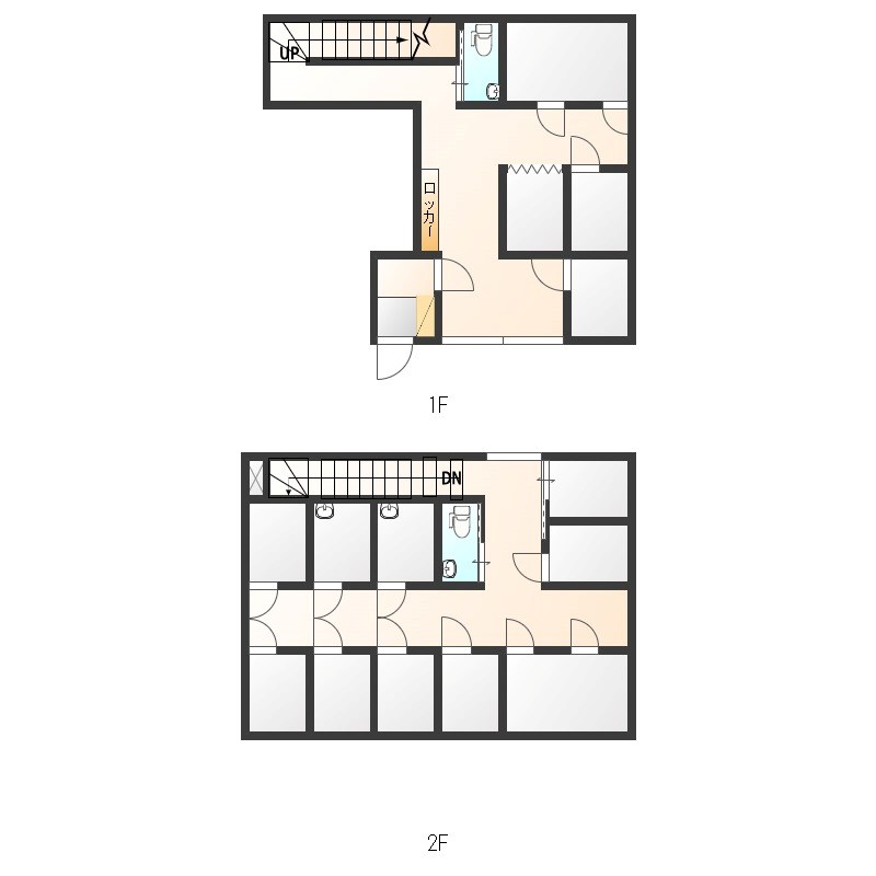 平松本町貸店舗 北区画号室 間取り