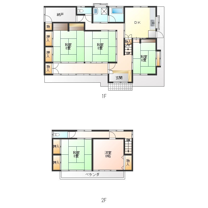高根沢町花岡戸建 間取り