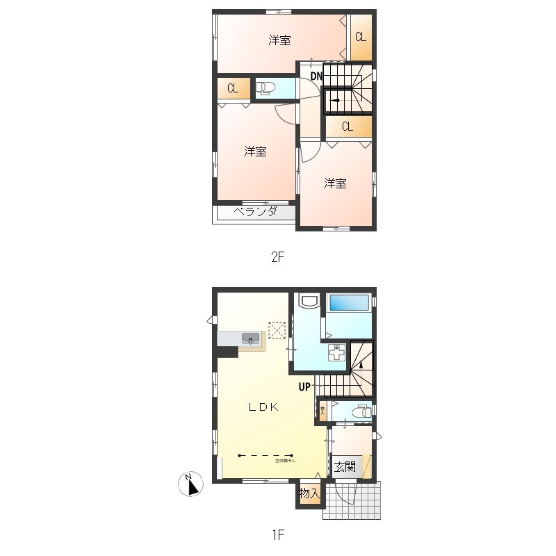 エルメゾン鶴田 間取り