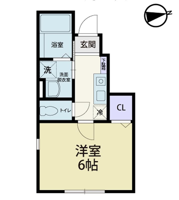 Harvest Palace Ⅲ 107号室 間取り