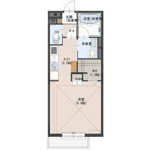 フィカーサイシイⅠ 202号室 間取り