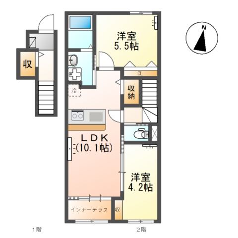 エトワール　タケ 間取り