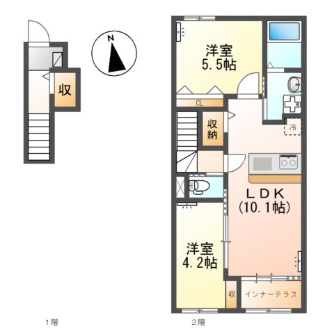 エトワール　タケ 間取り