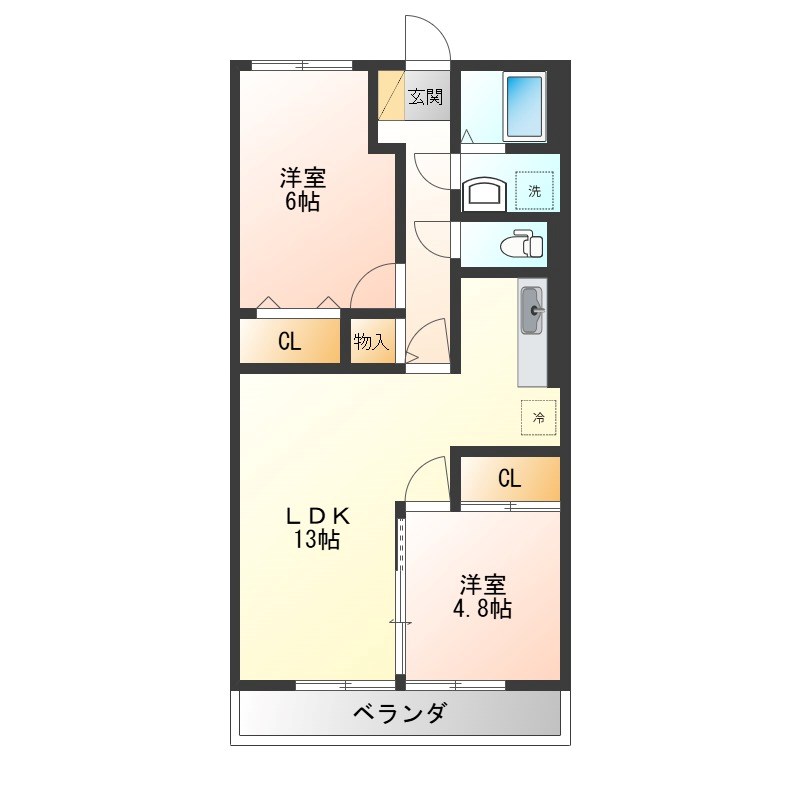 ヴァルトベルクⅡ 間取り図