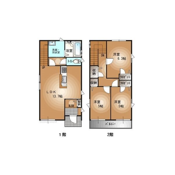 グリーンヒル　A 間取り