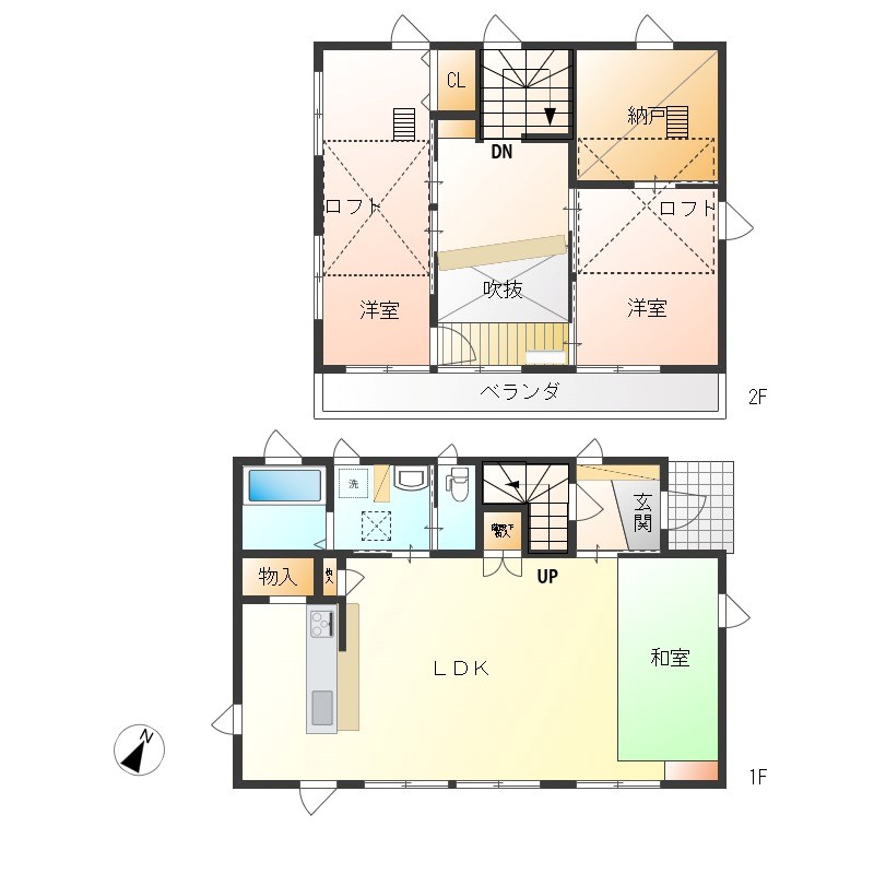 西汗戸建 間取り