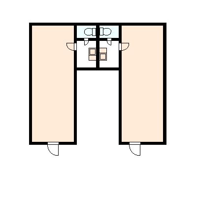 ONOビル 2F-西号室 間取り