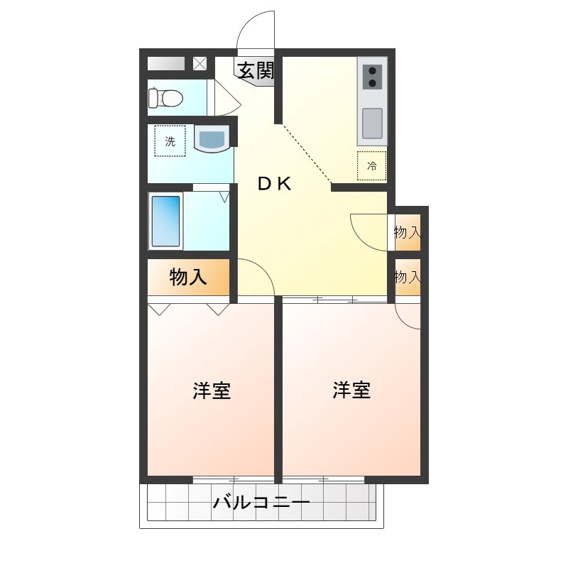 メゾン・ド・ナマイ 間取り図