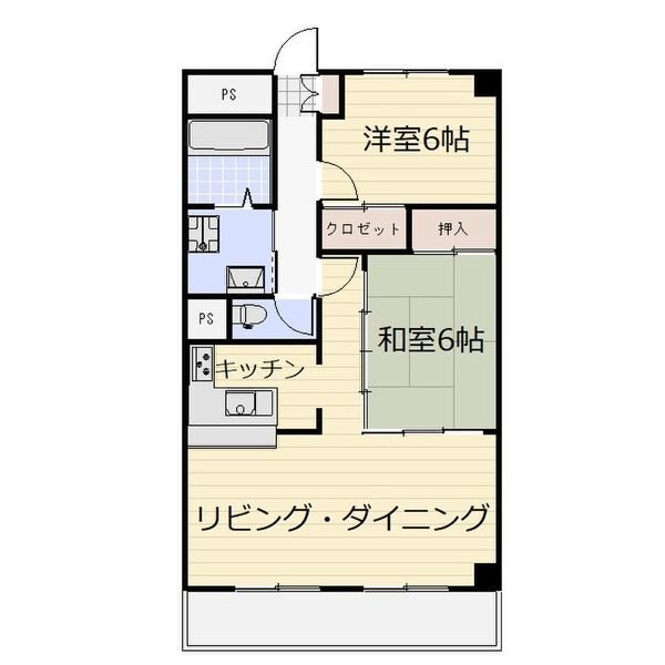 アルファレジデンス駅東 702号室 間取り