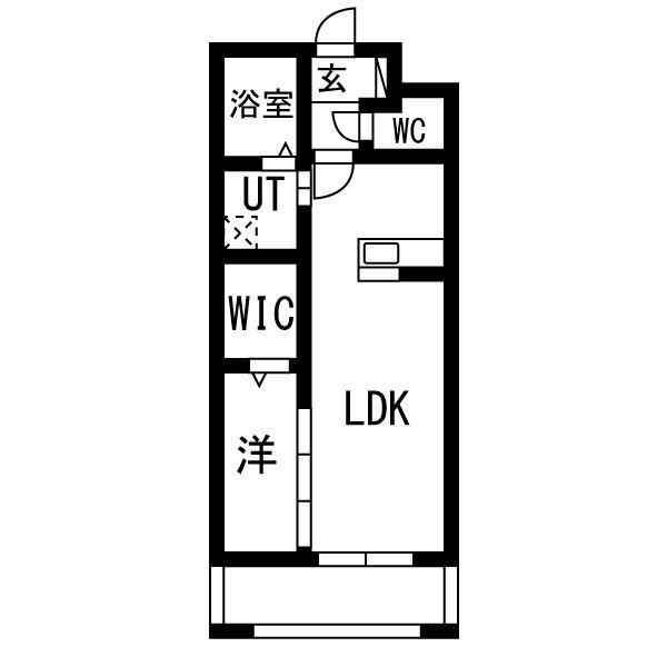 LUXE DE MINE 503号室 間取り