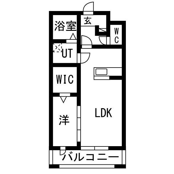 LUXE DE MINE 302号室 間取り