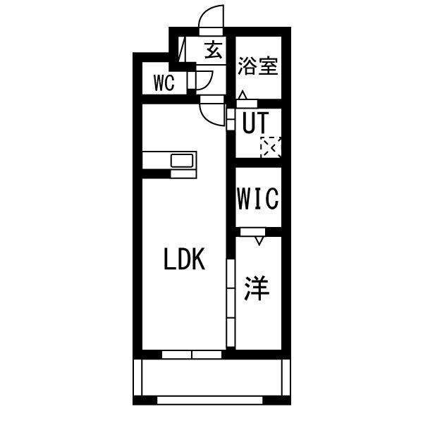 LUXE DE MINE 306号室 間取り