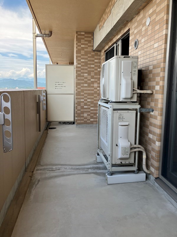 一の沢ヴィラージュマンション ベランダ