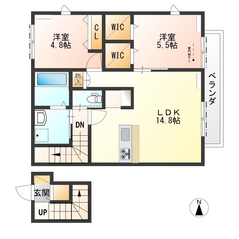 ファミールメゾン 202号室 間取り