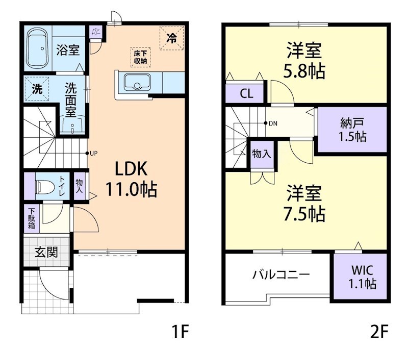 Royal　B 102号室 間取り