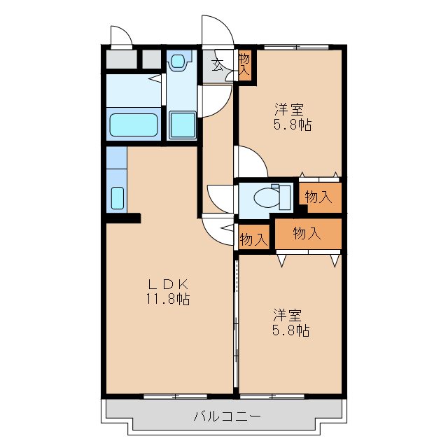 LM.Factory Ⅲ 301号室 間取り