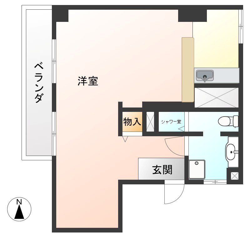 ソーラーハイツあづさ 200号室 間取り
