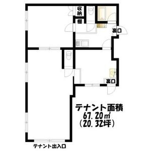 大吉ビル 1F号室 間取り