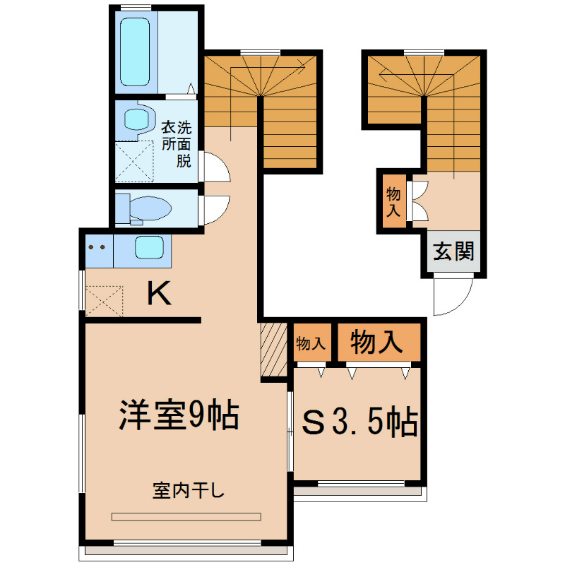 メゾン東光 A201号室 間取り