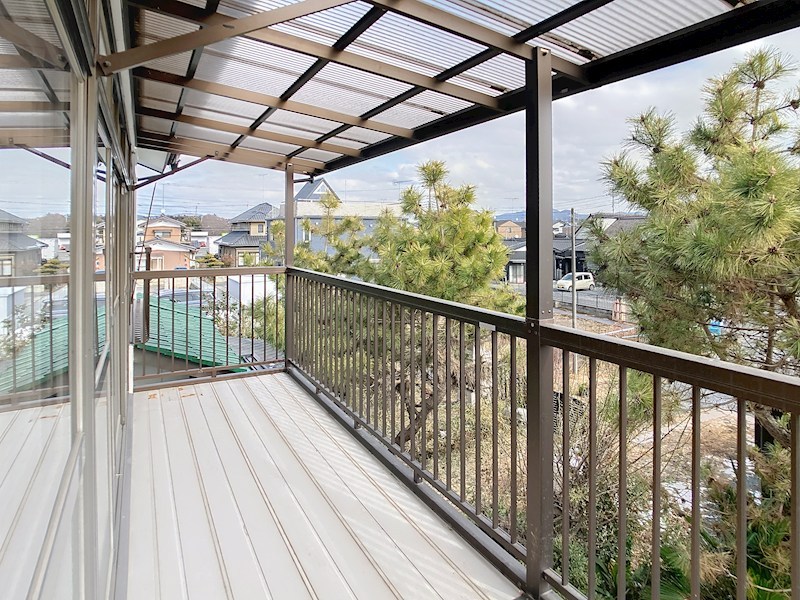 筑西貸家１ ベランダ