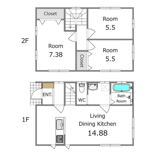 アーバンミニタウン　C 間取り