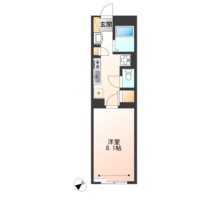 IRMS 102号室 間取り