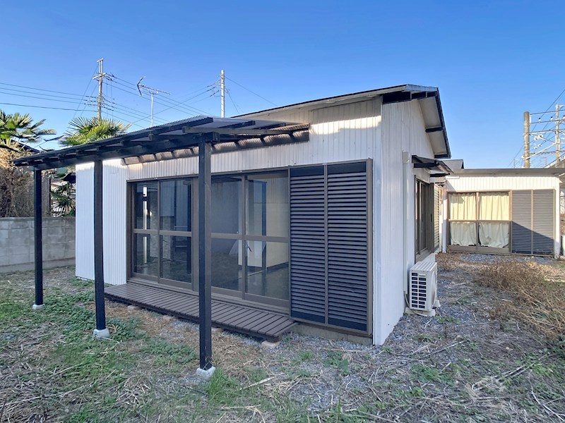 石橋平屋貸家  ベランダ