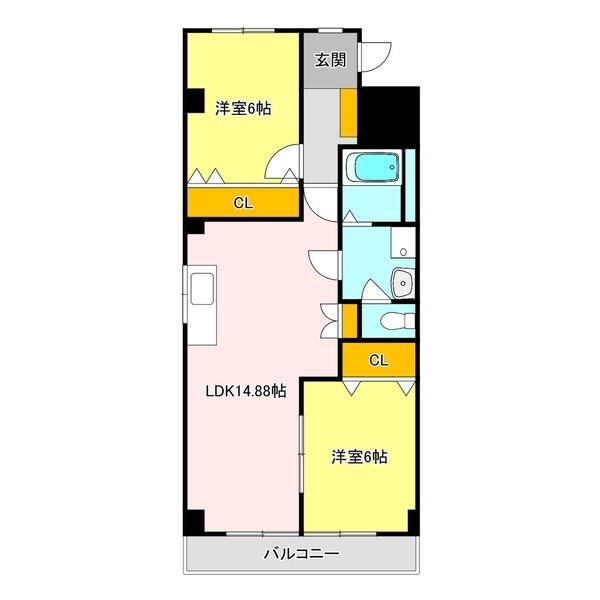 あさひレジデンス三番館 間取り図