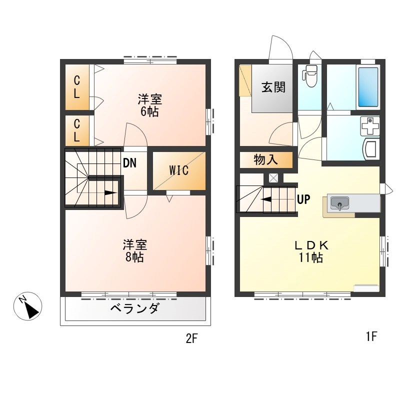 レトア東光B 101号室 間取り