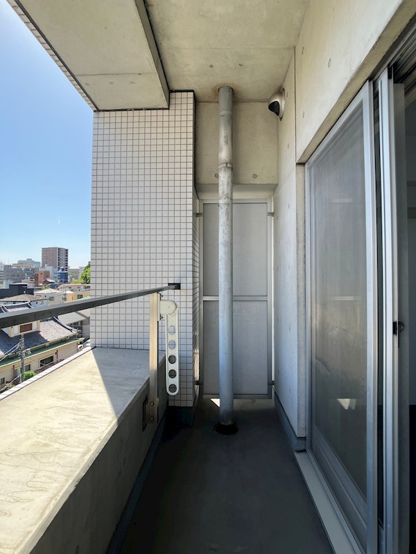 久保井マンション ベランダ