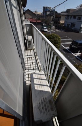 フラワーハイツ ベランダ