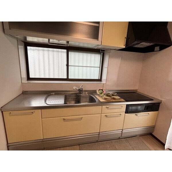 菜の花と春色フィルム キッチン