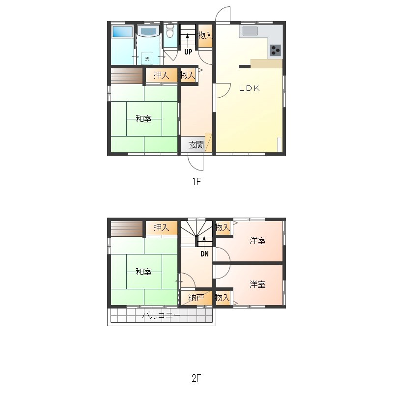 小野口様貸家 間取り