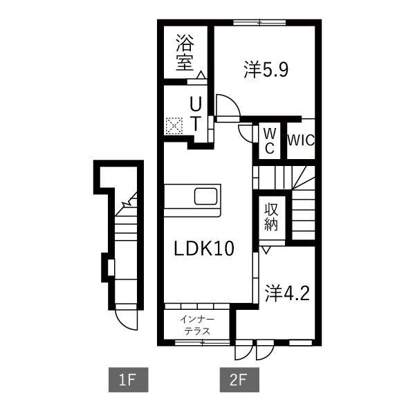 MSS清住台 201号室 間取り