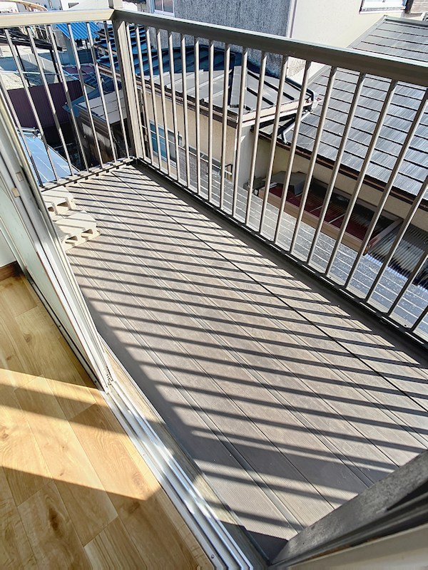 上古山貸家 ベランダ