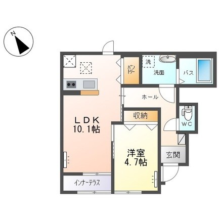サンエリーハイム 102号室 間取り