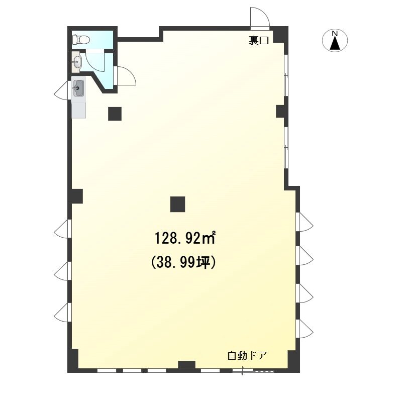メッツさくら 1F号室 間取り