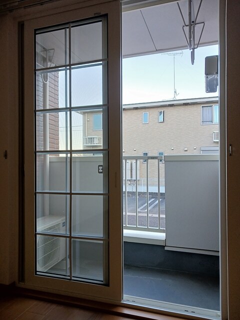 ヴィラ・大堀端Ｂ ベランダ