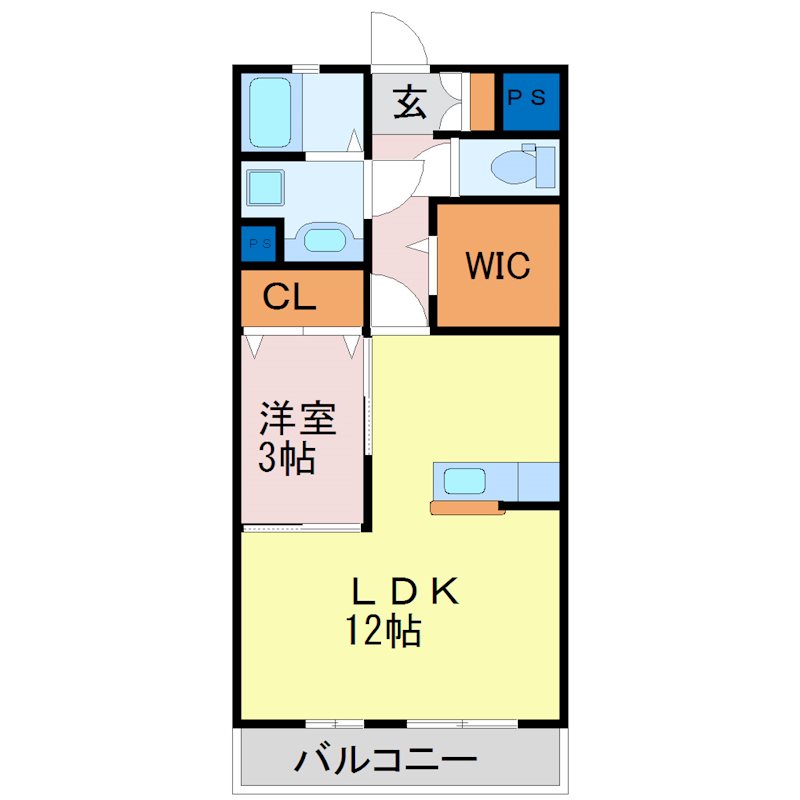 ウィルモアKOEDO 203号室 間取り