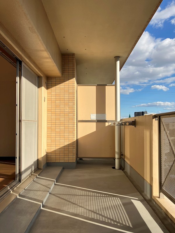 クロワサンス ベランダ