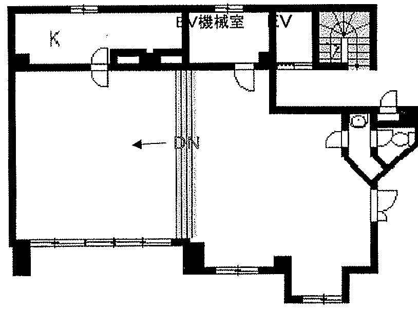 クローバー第1ビル 1F号室 間取り